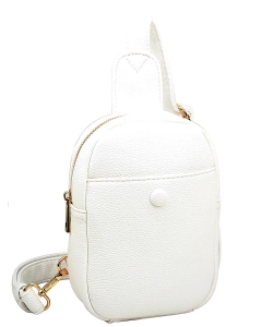 Fashion Pocket Sling Bag ND125 WHITE